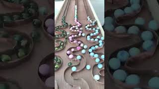 ASMR Marble Run Race color Full Marble