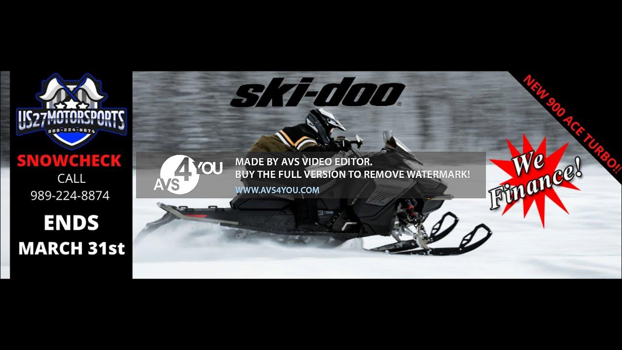2022 Ski Doo Snowmobile Snowcheck YouTube