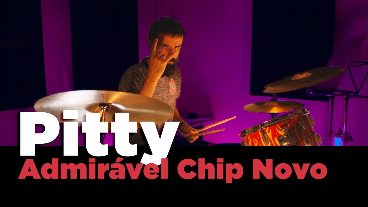 Pitty - Admirável Chip Novo - Drum Cover By Amilton Garcia (1 Take)