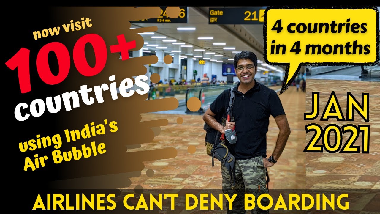 How to TRAVEL OUT OF INDIA in 2021 | Which COUNTRIES are OPEN FOR TOURISM