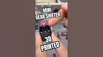 3D Printed Mini Gear Stick Shifter Fidget #shorts #fidget #howto #3dprinting