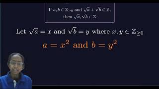 Integer Root Theorem Explained | Olympiad Math Trick | Solve √a + √b = 45