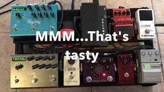 Strymon trem delay, magneto reverb, quick test