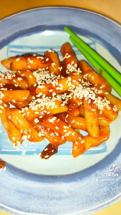 How to make toppoki in a fast and instant way |  Topokki from #mamasuka #cooking #cook #cookingvideo