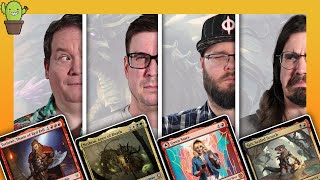 Our FIRST Commander game in our NEW STUDIO | Torbran VS Gev VS Gwen Stacy VS Nethroi