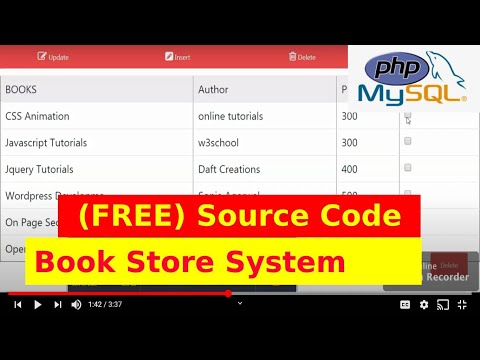 PHP Book Management System