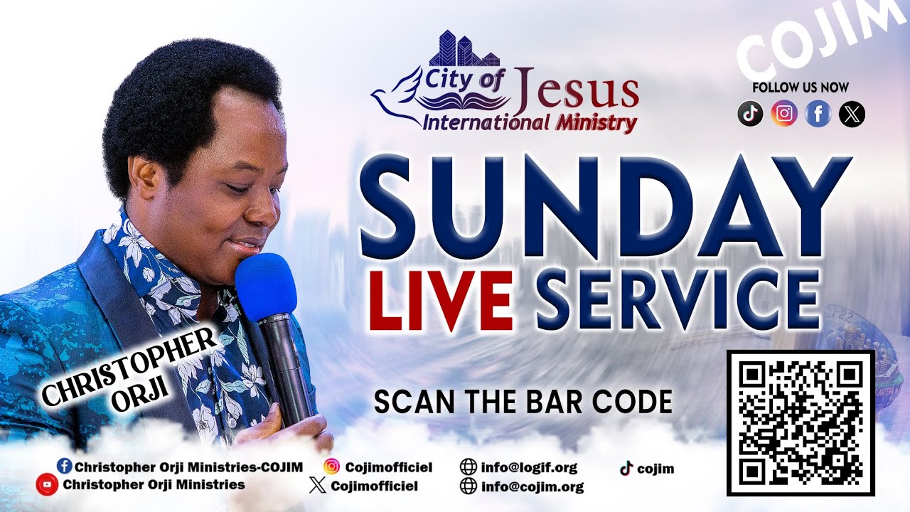 COJIM Sunday Live 🔴 Service: Suffer For God's Sake (1 Peter 4: 1-19). 