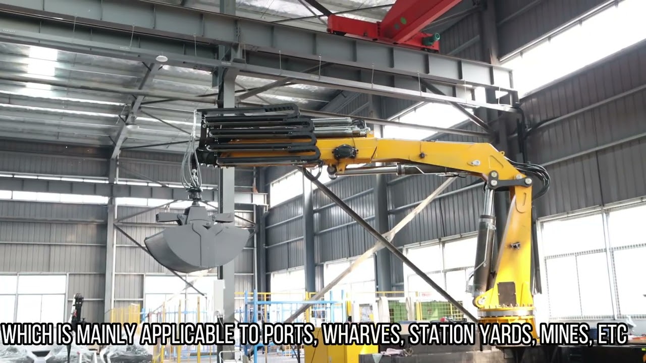 10 Ton Knukcle Boom Crane Testing Video from BOB-LIFT