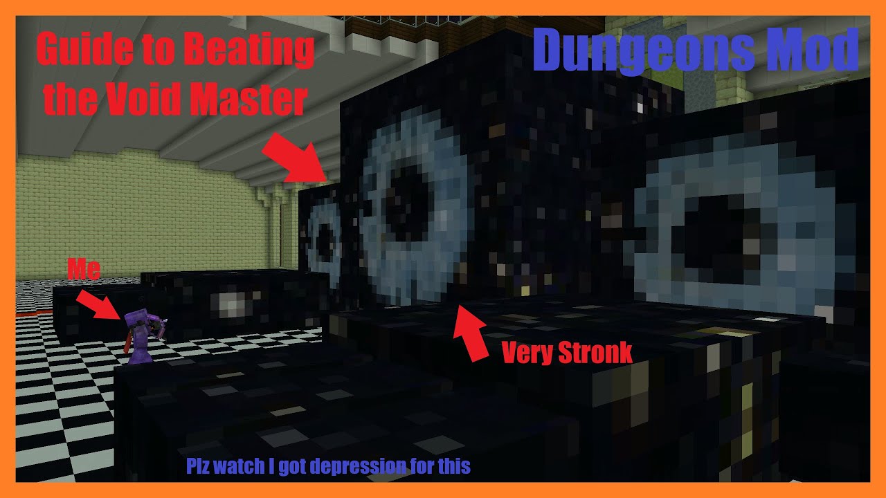 How to Beat the Void Master from the Minecraft Dungeons mod Guide