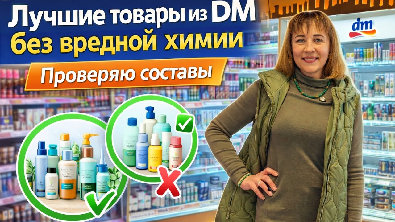 Лучшие товары из DM без вредной химии. Проверяю состав