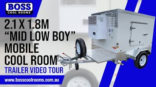 2.1 X 1.8M Mid Low Boy Mobile Cool Room Only 16,990Gst Or Around 79 Per Week On Finance