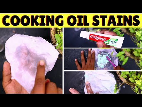 Video: How to remove vegetable oil stains from clothes?