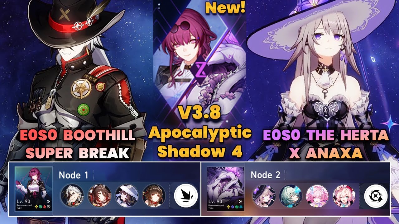 E0S0 Boothill Super Break & E0S0 The Herta x Anaxa | НОВИНКА Apocalyptic Shadow | 3 звезды | HSR ...