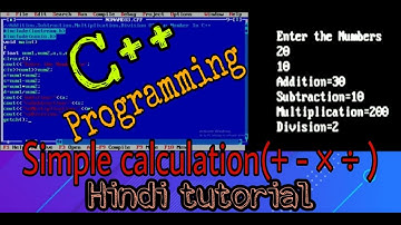 C++ Program To Perform Addition,Subtraction,Multiplication and Division ||MNS CS WORLD