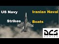 US Strikes Iran's Missile Boats | Long Range Strike Mission | DCS World Sim | F-18| Su-24 | Mig 29|