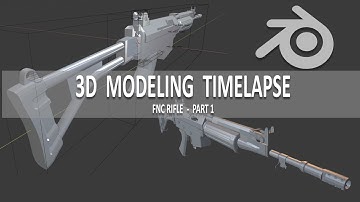 Blender Weapon Modeling Timelapse - Part 1