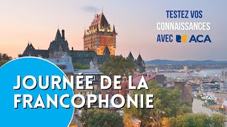 Jouez Avec Aca Pour La Journée De La Francophonie