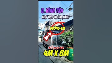 Bán Nhà Mặt Tiền Đường Số 1A (Gò Xoài Lê Văn Quới) Bình Tân 4Lầu 4x8 /Sát TÂN PHÚ