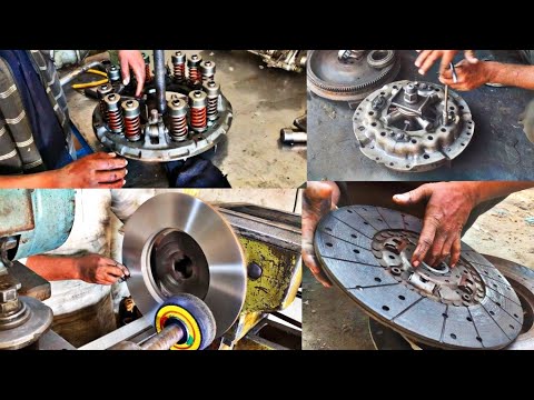 hino truck clutch plate repairing | fingerflywheel | clutch box fly