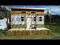 How To Build a Small 16'x20' Off Grid Cabin in Woods