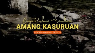 AMANG KASURUAN - Lagu Rohani Minahasa beserta Lirik dan Artinya.