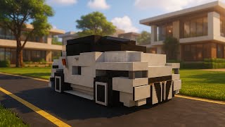 🚗 Minecraft Tesla Model X Build – Easy Tutorial! ⚡