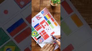All Countries Flag Drawing Series Part 19 Philippines