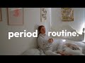 realistic period day in my life | self care, slowing down &amp; gentle habits