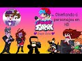 Dibujo a todos los personajes de la semana en HD FNF💜💜🥰💙 __I draw all the characters 💜👌🥰