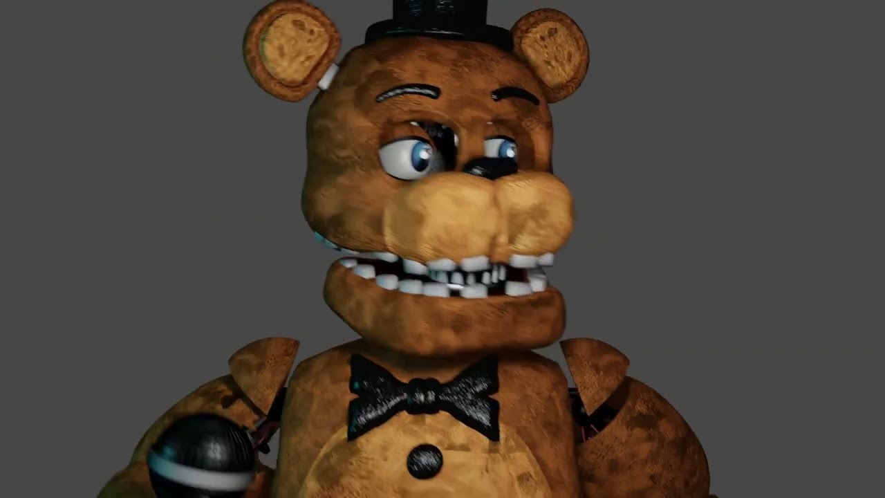 BLENDER/FNAF): the light skin meme but it's Withered Freddy