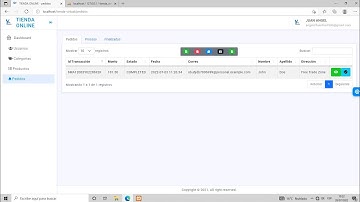 38 Tienda virtual con PHP y MySQL - Listar pedidos