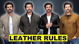 How to Look AWESOME in a Leather Jacket (5 Rules for Adult Men)