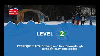 Maria Alm Ski School Classification Videos - Level 2 Children