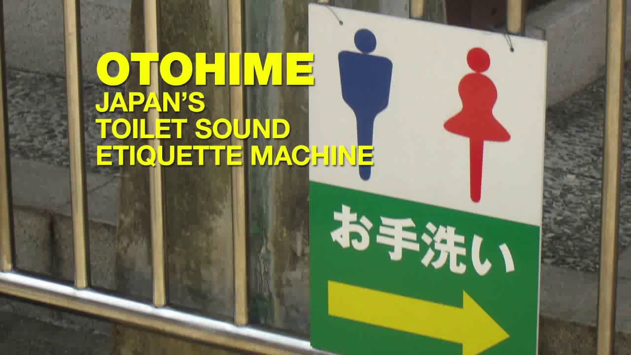 Otohime: The Japanese Toilet Sound Etiquette Machine - YouTube