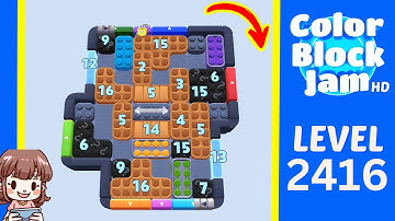 Color Block Jam Level 1506 (2416) Solution Walkthrough