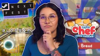 Which Steam Next Fest Demo is Worth Playing? Blossom: The Seed of Life VS Little Chef: Cozy Cooking