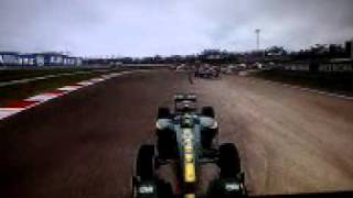 F1 2010 Acidente (Gameplay XBOX 360)