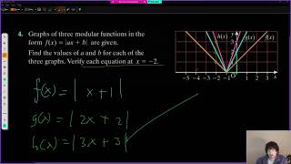 Algebra 3.3 | Absolute Value (Modulus) Equations & Graphs (Part 6 of 8)