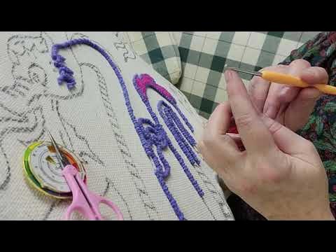 Beginner Tutorial, Using a Crochet Hook for Rug Hooking? I'm