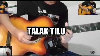 Talak tilu cover gitar chord gitar | Lagu sunda