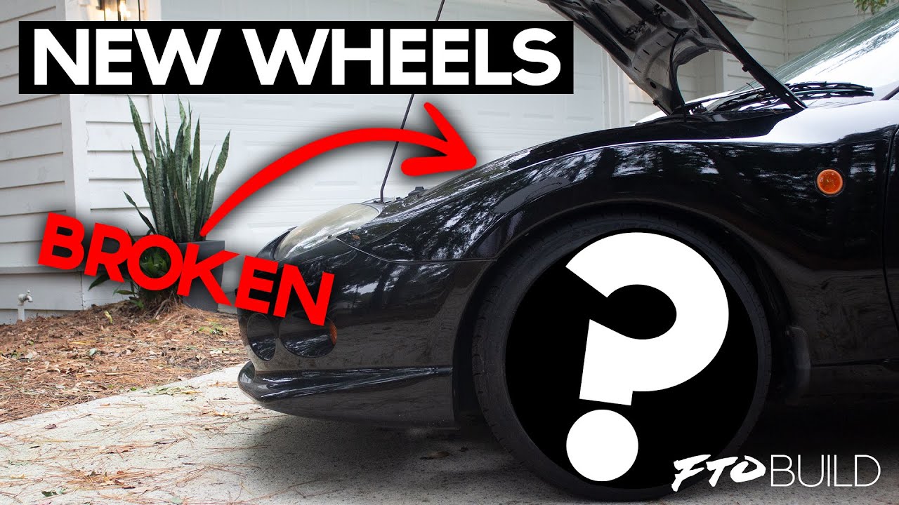 NEW WHEELS for the FTO!! (and its broken) | FTO Build - YouTube