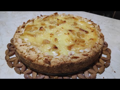 видео: Яблочный пирог с кремом