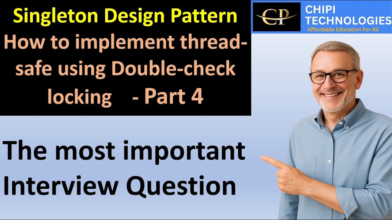 Singleton double-checked locking implementation - Session 4 - ChiPi ...