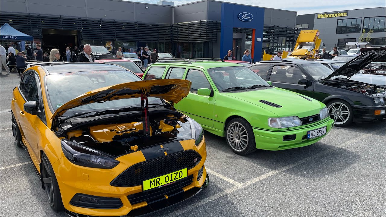 Biltreff i Fredrikstad - Ford og BMW. Juni 2024. Sulland Fredrikstad
