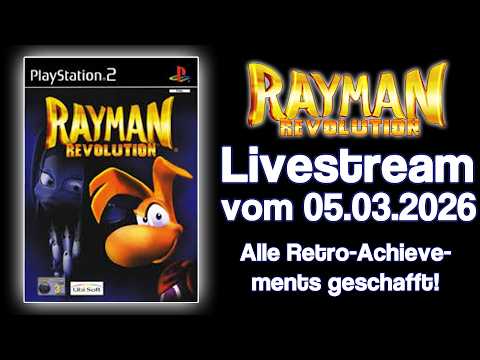 Alle Retro-Achievements geschafft! ● Rayman Revolution ● Livestream [05.03.2026]
