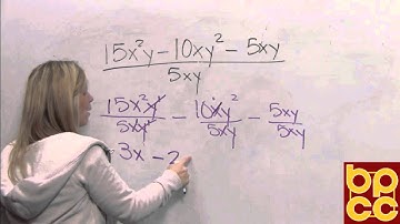 Math 099 Module 4.2 - Division of Polynomial Expressions