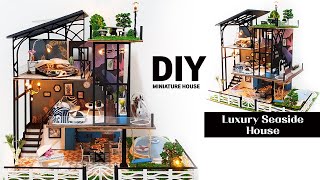 New DIY Miniature Dollhouse KitㅣLuxury Seaside houseㅣ럭셔리해변하우스ㅣ미니어처하우스ㅣ박소소(soso miniature)