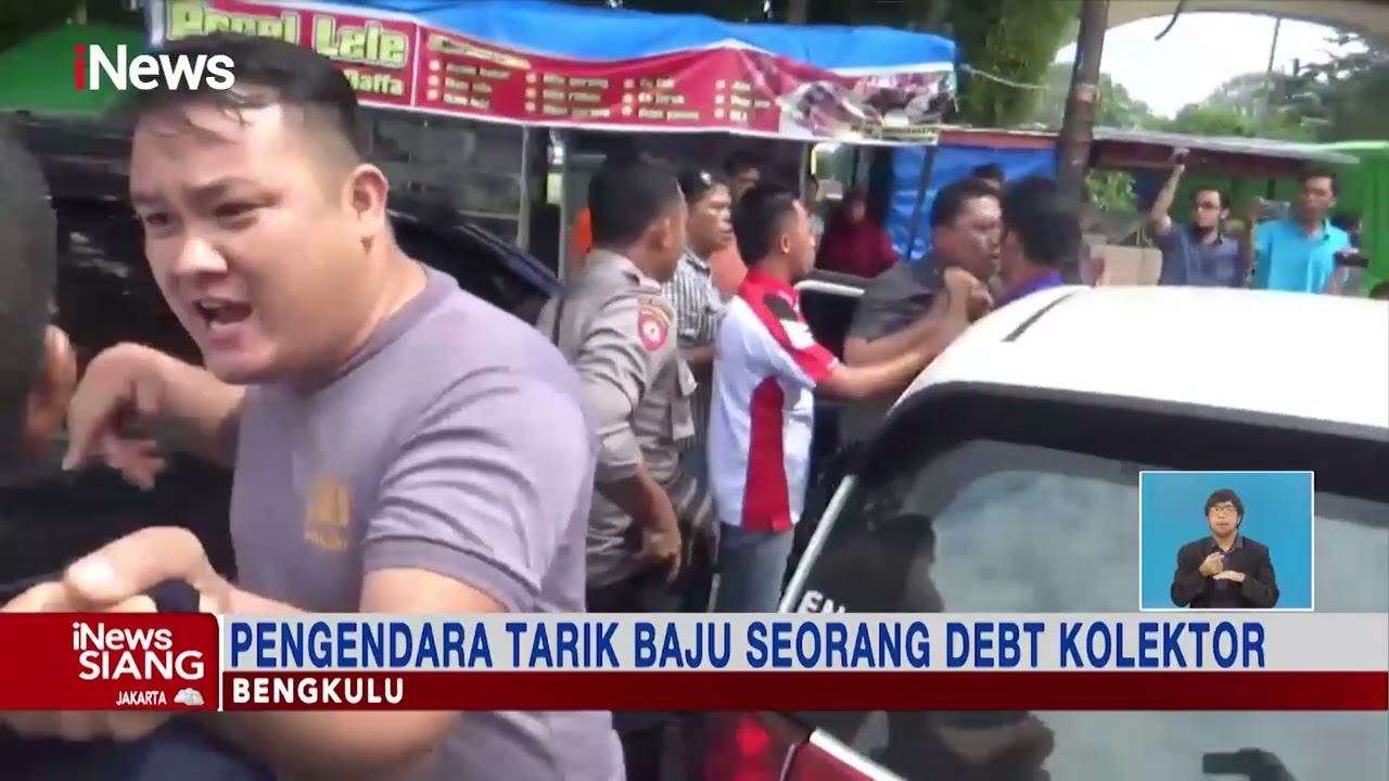 Debt Collector Tarik Mobil Leasing Depan Mapolres Bengkulu, Pemilik Teriak Maling #iNewsSiang 15/07