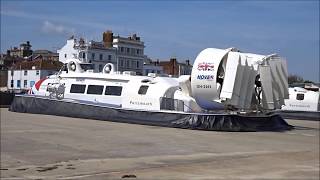 Hovertravel Hovercraft  Southsea Portsmouth To Isle Of Wight  May 2018 | kittikoko