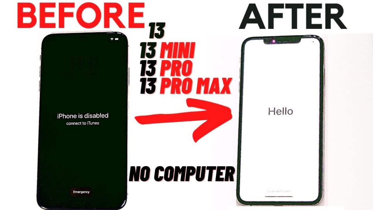 How to Factory Reset iPhone 13/ 13 Pro/ 13 mini Without Computer